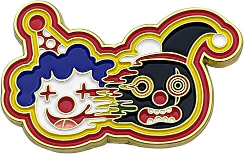 جوكر المينا التلبيب دبوس مضحك المينا دبابيس لحقائب الظهر قبعة جاكيتات هدايا عيد ميلاد مجوهرات in Kuwait