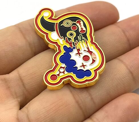 جوكر المينا التلبيب دبوس مضحك المينا دبابيس لحقائب الظهر قبعة جاكيتات هدايا عيد ميلاد مجوهرات in Kuwait