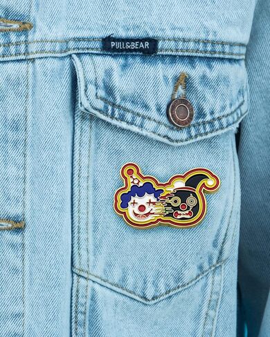 جوكر المينا التلبيب دبوس مضحك المينا دبابيس لحقائب الظهر قبعة جاكيتات هدايا عيد ميلاد مجوهرات in Kuwait