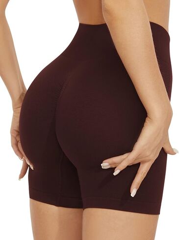 PERSIT Seamless Booty Intensify Workout Shorts for Women High Waisted Sport Fitness Shorts in Kuwait