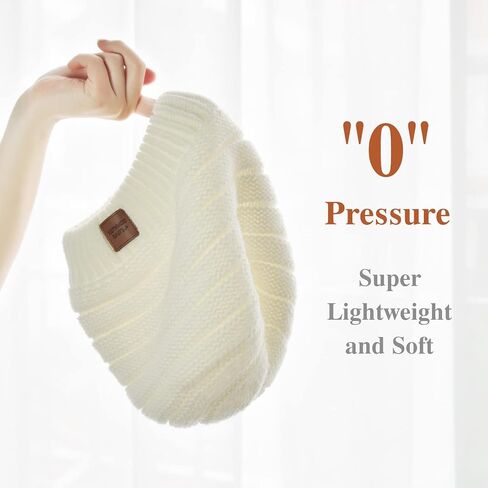 قبعة شتوية نسائية من Somaler قبعة شتوية متماسكة دافئة مكتنزة مترهلة قبعة تزلج in Kuwait