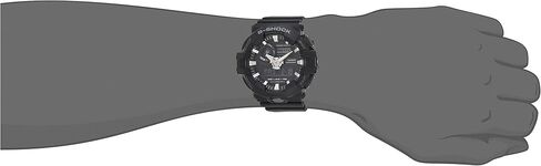 Casio G-shock Ana Digi All Black Men's Watch, 200 Meter Water Resistant with Day and Date GA-700-1B in Saudi Arabia
