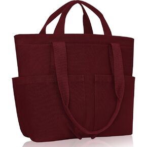 حقيبة كبيرة من القماش شديدة التحمل من يودورا للنساء مقاومة للماء وجيوب متعددة للعمل المكتبي والممرضة in Kuwait