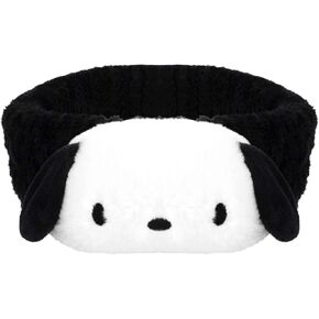 Kawaii Spa Headband for Washing Face, Cute Purple Headband for Make Up, Washing, Party, Soft Headband for Woman Girls