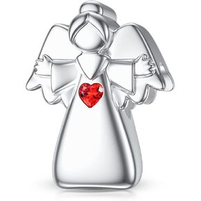 MEIDERBO Guardian Angel Necklace for Women Sterling Silver Angel Wings Pendant Necklaces Angel Jewelry Gifts for Girl Women