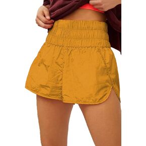 ALBIZIA High Waist Running Short for Women Quick Dry Athletic Gym Running Workout Shorts with Liner