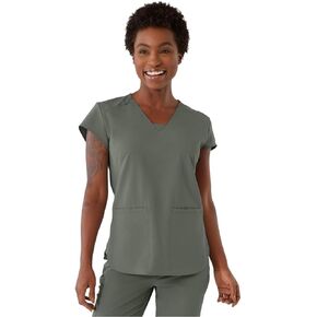 افي. سترة نسائية مونرو ذات جيبين ورقبة على شكل حرف V باللون الأسود، L in Kuwait