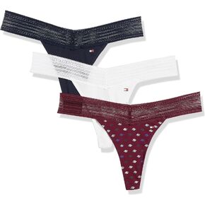 سراويل داخلية نسائية من الدانتيل القطني من Tommy Hilfiger، عبوات متعددة in Saudi Arabia