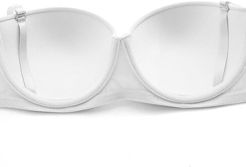 حمالة صدر نسائية من Varsbaby مبطنة بشكل خفيف، حمالة صدر بدون خياطة، حمالة صدر مبطنة بشكل خفيف مع حزام شفاف قابل للتحويل in Kuwait