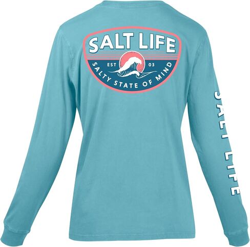 Salt Life Women's Morning Wave Long Sleeve Boyfriend Tee in Saudi Arabia