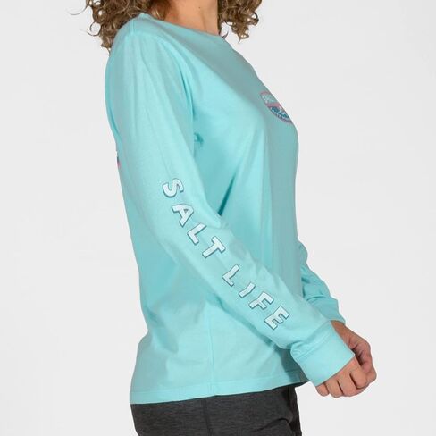 Salt Life Women's Morning Wave Long Sleeve Boyfriend Tee in Saudi Arabia