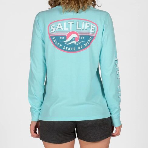 Salt Life Women's Morning Wave Long Sleeve Boyfriend Tee in Saudi Arabia