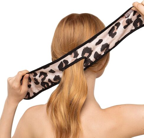 عصابة رأس Kitsch Spa - عصابة رأس مكياج من الألياف الدقيقة لغسل الوجه | عصابات رأس متعددة الوظائف للعناية بالبشرة | عقال الوجه ورباط الشعر | عصابات غسل الوجه لمكياج النساء (سعف النخيل) in Kuwait