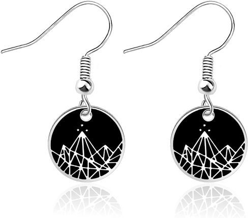 أقراط SEIRAA The Night Court Jewelry Court of Thorns and Roses إلى Stars Night Court Bookish Gifts in Kuwait