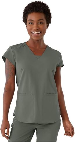 افي. سترة نسائية مونرو ذات جيبين ورقبة على شكل حرف V باللون الأسود، L in Kuwait