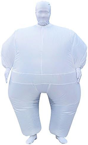 JOYGLEN Inflatable Costume FullBody Suit Game Cloth Adult Funny Blow up Suit Halloween Men's Costume Cosplay in Saudi Arabia
