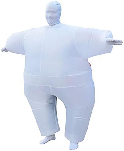 JOYGLEN Inflatable Costume FullBody Suit Game Cloth Adult Funny Blow up Suit Halloween Men's Costume Cosplay in Saudi Arabia