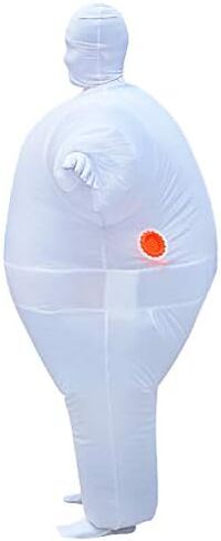 JOYGLEN Inflatable Costume FullBody Suit Game Cloth Adult Funny Blow up Suit Halloween Men's Costume Cosplay in Saudi Arabia