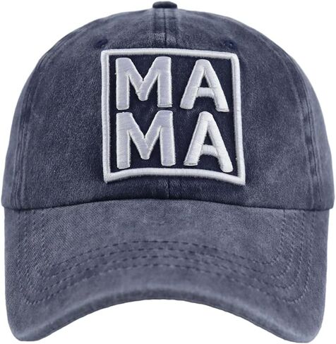 قبعة MANMESH HATT Mama للنساء، قبعة بيسبول مطرزة عتيقة للأم والجدة in Kuwait