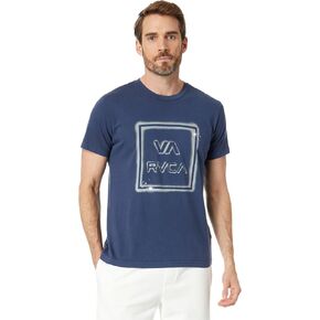 تي شيرتات RVCA للرجال ذات أكمام قصيرة برسومات حمراء