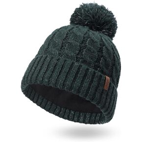 قبعة صغيرة ذات أساور عاكسة للضوء للسلامة في الهواء الطلق للنساء، قبعة محبوكة للجري الدافئة في الشتاء عالية الوضوح in Kuwait