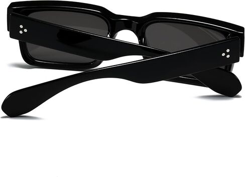 ZIMUSUN Square Frame Sunglasses for Women Men Trendy Chunky Rectangle Sun Glasses Black Shades in Kuwait