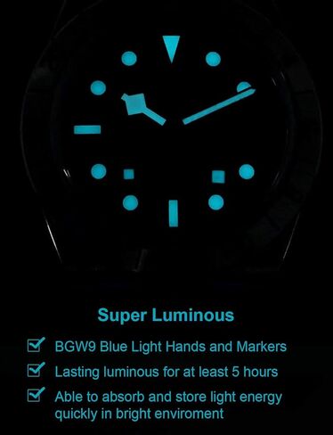 ساعات سان مارتن أوتوماتيكية بتوقيت مزدوج للرجال، NH34 Movment SN0054 ساعة يد 39 ملم من زجاج الياقوت ساعة ميكانيكية 10ATM مقاومة للماء للرجال in Kuwait