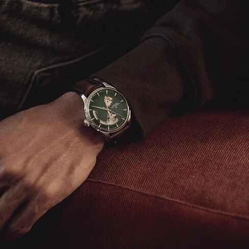 Hamilton Jazzmaster Automatic Green Dial Men's Watch H32675560 in Saudi Arabia