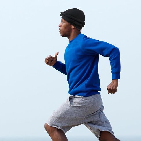 Gaprumi 3 قطع عمامة للرجال تويست أغطية الرأس نموذج مريح وربطة عنق وشاح عمامة من الساتان للرجال البالغين والمشي لمسافات طويلة والأنشطة الخارجية (أسود رمادي أحمر) in Kuwait