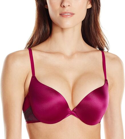 Maidenform Underwire Demi Bra, Best Push-Up Bra with Wonderbra Technology, Smoothing Lace-Trim Bra with Push-Up Cups in Kuwait