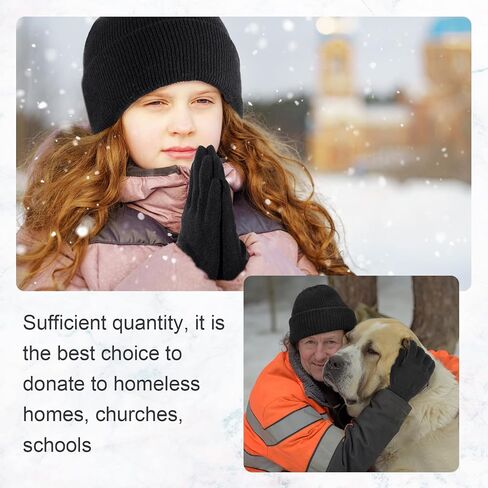 Tarpop 108 Pack Winter Beanies Gloves Scarves Set Unisex Bulk Donation Charity Care Bundle in Saudi Arabia