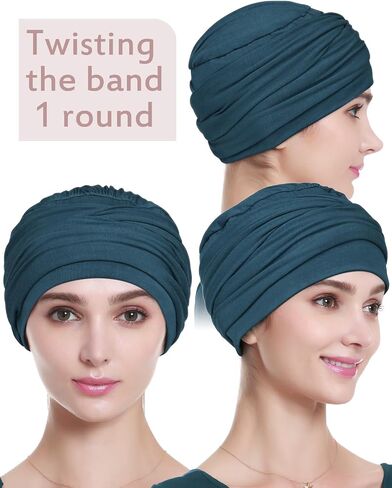 Chemo Headwear, Bamboo Summer Hat for Women, Head Wraps Scarf Turban for Ladies in Kuwait