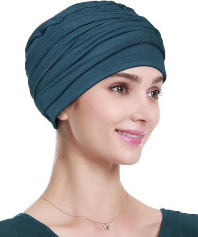 Chemo Headwear, Bamboo Summer Hat for Women, Head Wraps Scarf Turban for Ladies in Kuwait