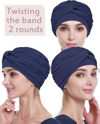 Chemo Headwear, Bamboo Summer Hat for Women, Head Wraps Scarf Turban for Ladies in Kuwait