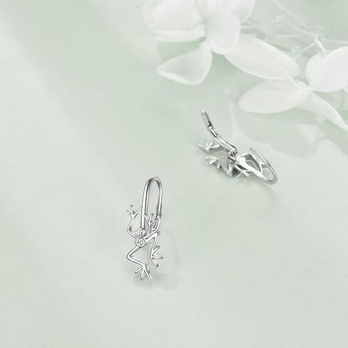 AXELUNA Frog Earrings Sterling Silver Frog Stud Earrings Jewelry Gifts for Women Girls in Saudi Arabia