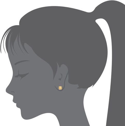 اقراط من النحاس المطلي بالذهب عيار 14 قيراط ومرصعة بالزركونيا المكعبة الوردية مع عمود من الفضة الاسترلينية، نحاس زركونيا مكعب من الذهب الاصفر، زركونيا مكعب, نحاس أصفر, مكعب زركونيا in Kuwait