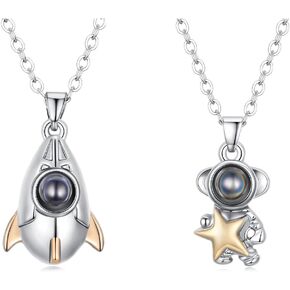 BISAER 925 الفضة الاسترليني قفل القلب ومفتاح الحب السهم القلب قلادة قلادة مكعب زركونيا سحر القلائد قابل للتعديل للنساء... in Kuwait