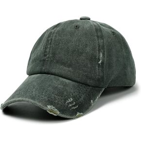 Distressed Baseball Cap Dad Hats for Men Women Vintage Washed Cotton Trucker Hat Adjustable Low Profile Ball Caps