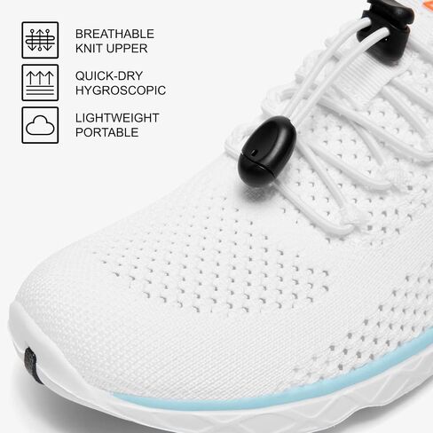 KOLILI Women's Stylish Water Shoes, Tennis Walking Shoes with Arch Support, Best for Water Sports, Travel & Walk in Kuwait
