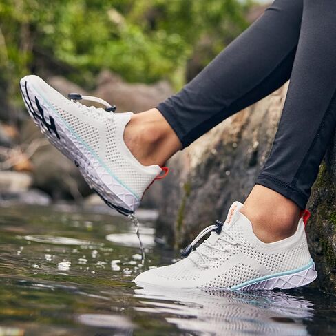 KOLILI Women's Stylish Water Shoes, Tennis Walking Shoes with Arch Support, Best for Water Sports, Travel & Walk in Kuwait