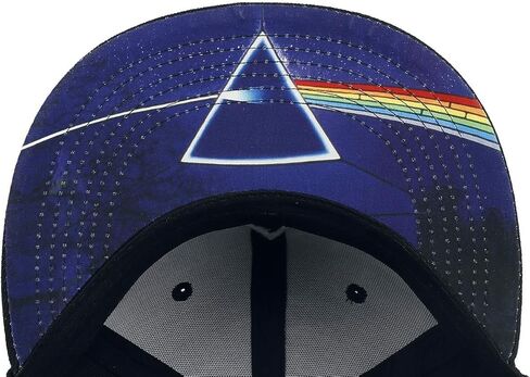 قبعة البيسبول الرجالية Dark Side of The Moon Snapback من Pink Floyd باللون الأسود in Kuwait