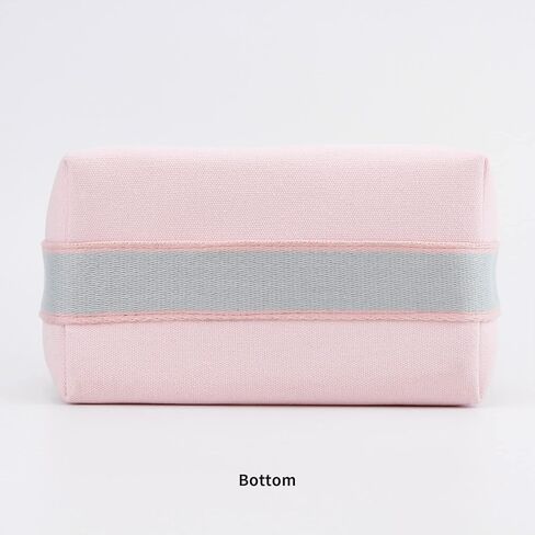 حقيبة مكياج قماشية محمولة عصرية من TOPASION، منظم حقيبة مستحضرات التجميل، حقيبة أدوات الزينة للسفر للنساء والفتيات (برتقالي) in Kuwait