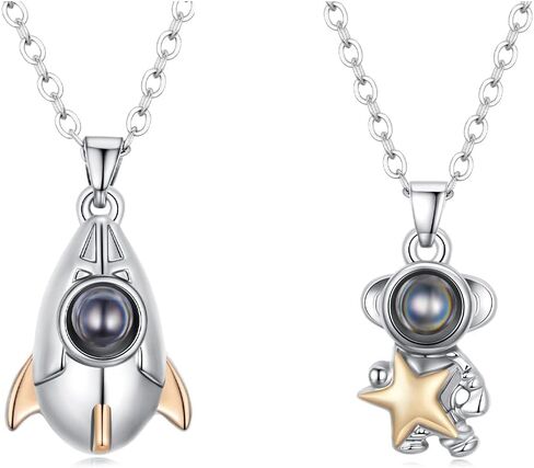 BISAER 925 الفضة الاسترليني قفل القلب ومفتاح الحب السهم القلب قلادة قلادة مكعب زركونيا سحر القلائد قابل للتعديل للنساء... in Kuwait