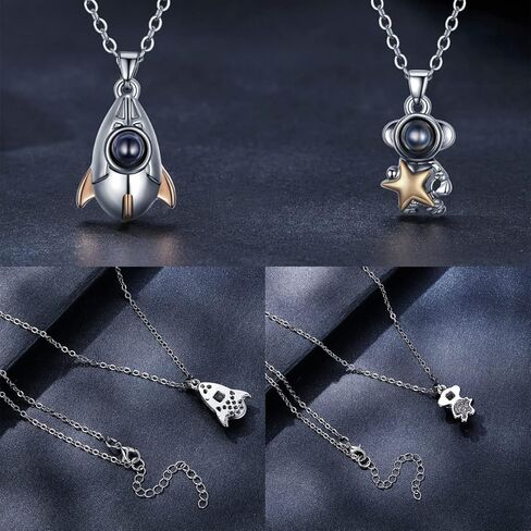 BISAER 925 الفضة الاسترليني قفل القلب ومفتاح الحب السهم القلب قلادة قلادة مكعب زركونيا سحر القلائد قابل للتعديل للنساء... in Kuwait