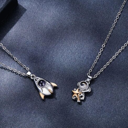 BISAER 925 الفضة الاسترليني قفل القلب ومفتاح الحب السهم القلب قلادة قلادة مكعب زركونيا سحر القلائد قابل للتعديل للنساء... in Kuwait