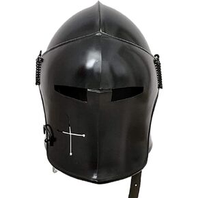 LUTHERA ARMOR Medieval Knight Barbuta Helmet | Visored Barbute Viking Battle Knight Helmet Armour For Medievl Lovers