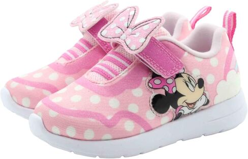 Disney Minnie Mouse Girl's Lighted Athletic Sneaker (Toddler/Little Kid) in Saudi Arabia