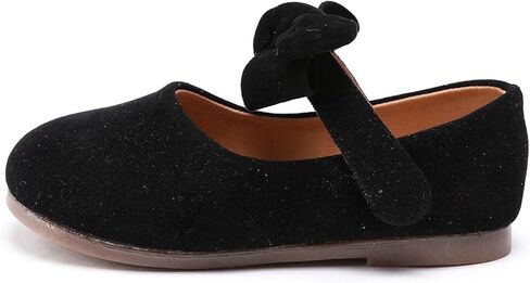 Aellons Baby Girl Bowknot Shoes Mary Jane Walkers Non-Slip Princess Wedding Dress Flats in Saudi Arabia