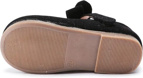 Aellons Baby Girl Bowknot Shoes Mary Jane Walkers Non-Slip Princess Wedding Dress Flats in Saudi Arabia