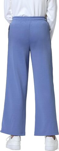 سراويل أطفال من Kid Nation بأرجل واسعة مع جيوب، سراويل رياضية فضفاضة قابلة للتمدد للأولاد والبنات من عمر 4 إلى 12 سنة in Kuwait